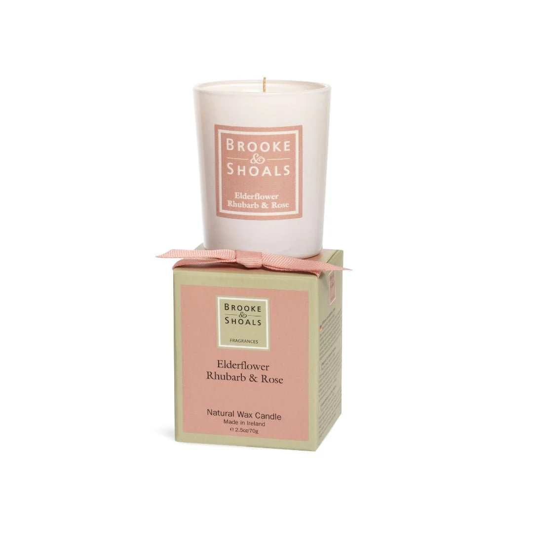 Scented Travel Candle - Elderflower, Rhubarb & Rose - Image 2