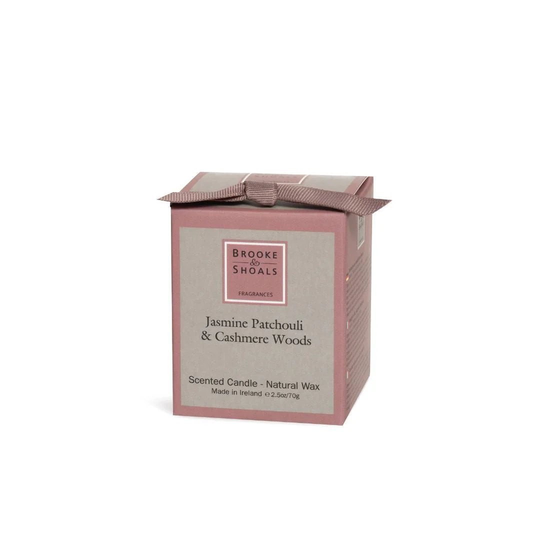 Scented Travel Candle - Jasmine, Patchouli & Cashmere Woods - Image 2
