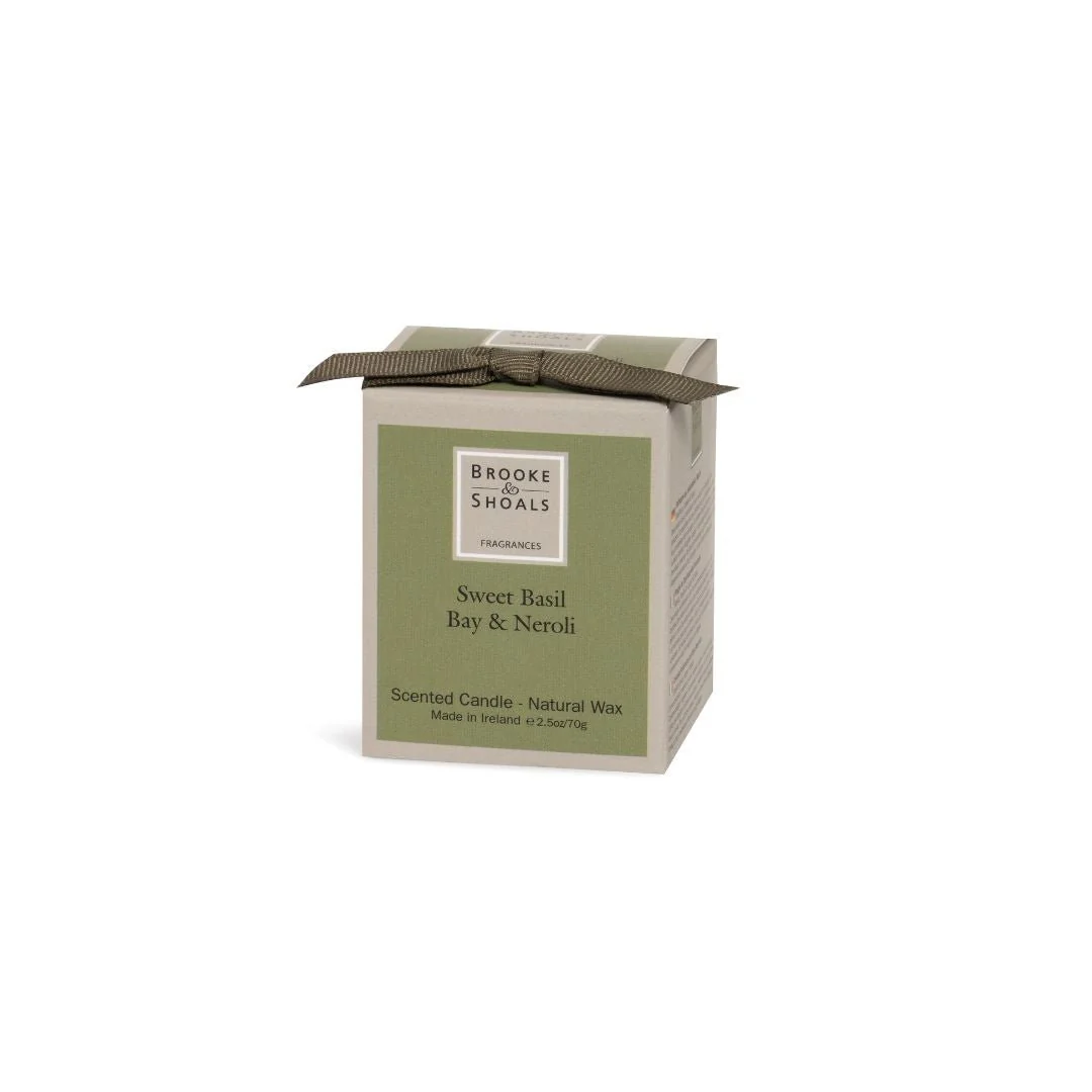 Scented Travel Candle - Sweet Basil Bay & Neroli