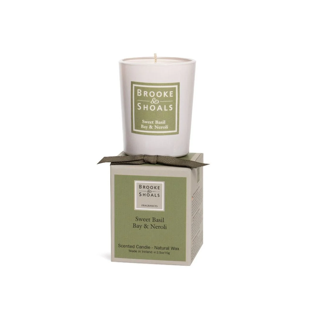 Scented Travel Candle - Sweet Basil Bay & Neroli - Image 2