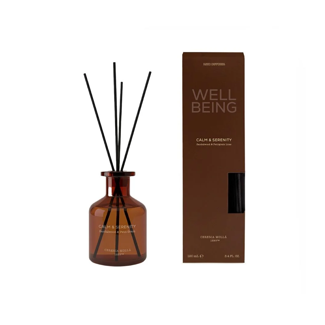 Reed Diffuser Calm & Serenity - Sandalwood & Lime - Image 2