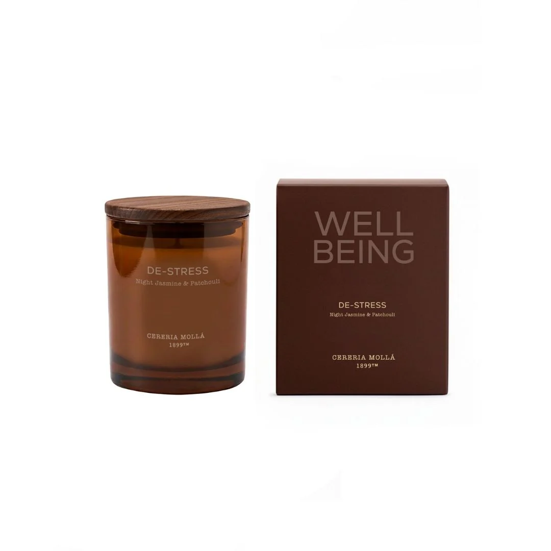 Scented Candle De-Stress - Night Jasmine & Patchouli - Image 2