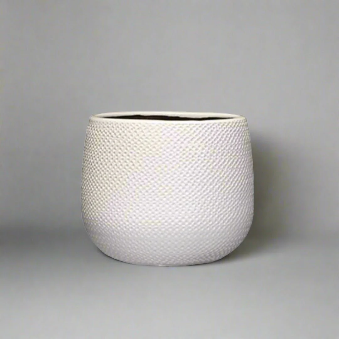 Gabriel Pot Round White - Image 3