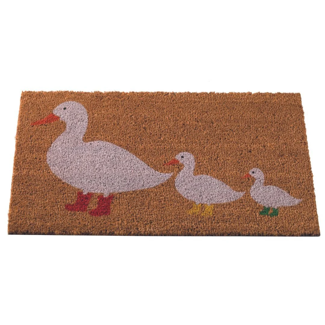 Coir Outdoor Rug  Three Ducks In Boots 45 x 75cm - Image 2