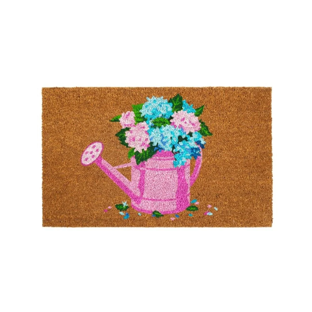 Coir Outdoor Rug Watering Can Blooms 45 x 75cm - Image 2