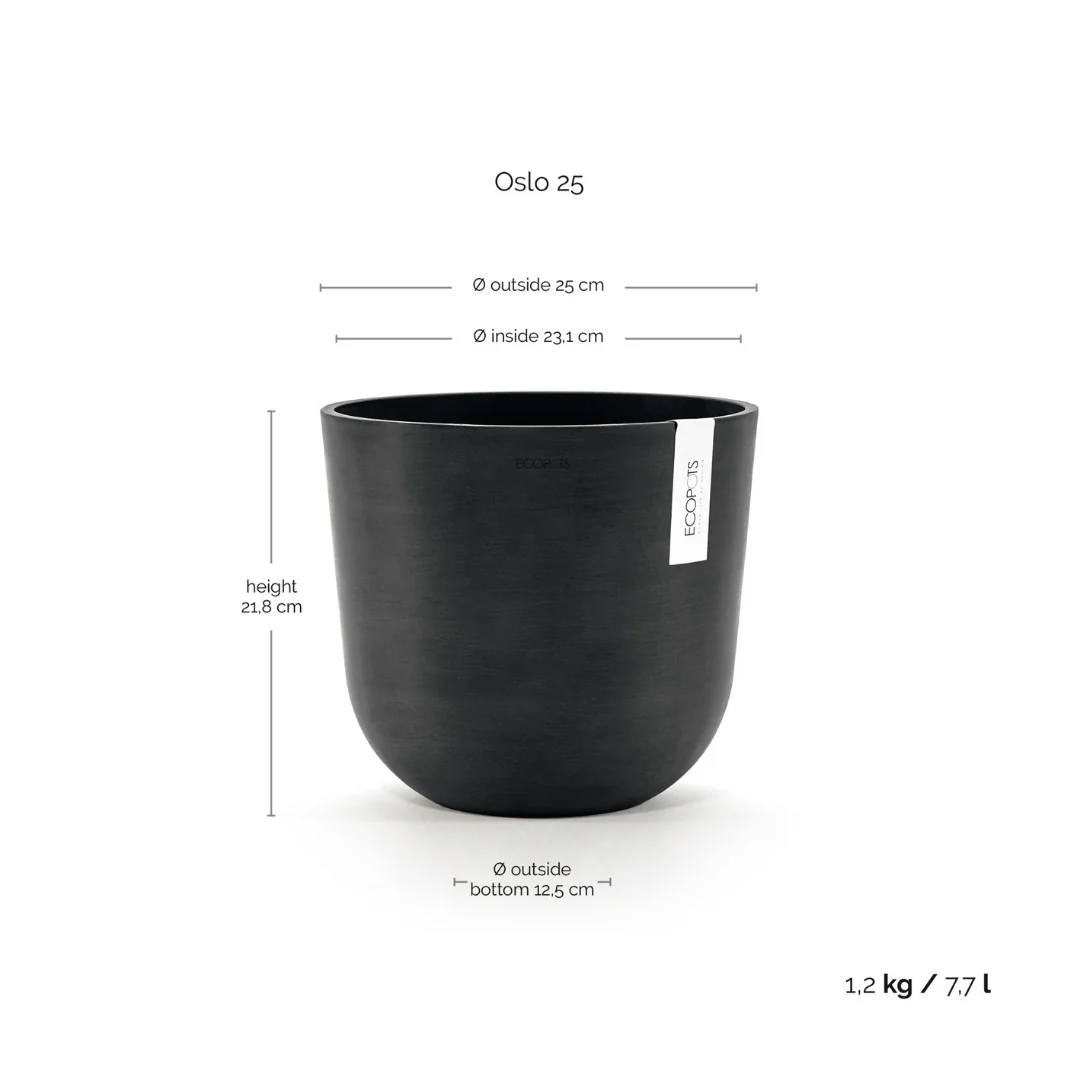 Ecopots Oslo Dark Grey - Image 4