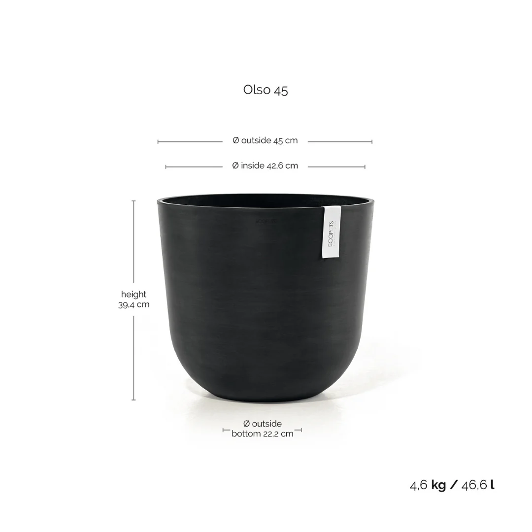 Ecopots Oslo Dark Grey - Image 6