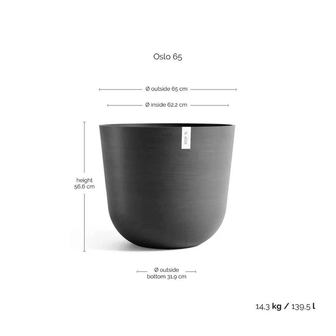 Ecopots Oslo Dark Grey - Image 8
