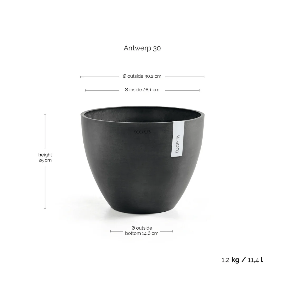 Ecopots Antwerp Dark Grey - Image 5