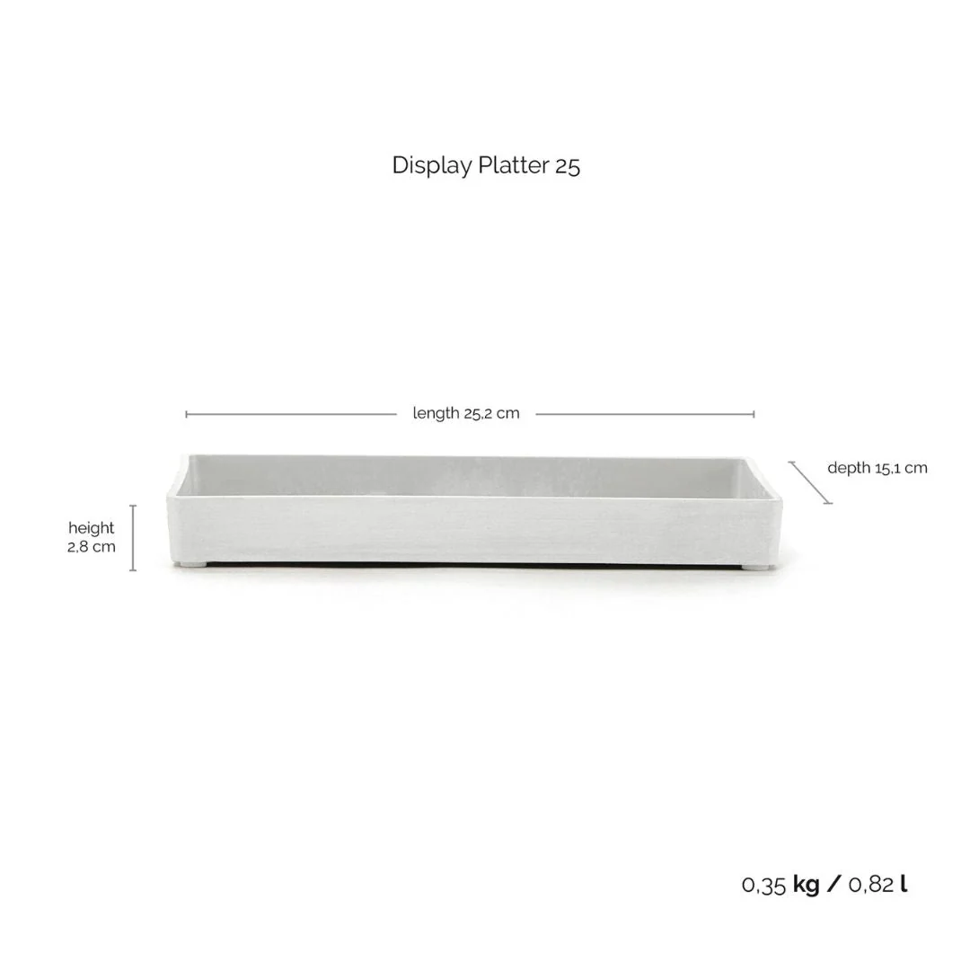 Ecopots Display Platter Pure White - Image 3