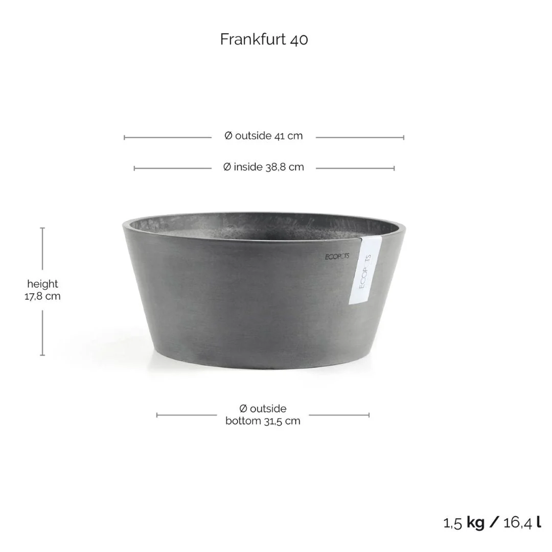 Ecopots Frankfurt 40 Grey - Image 3
