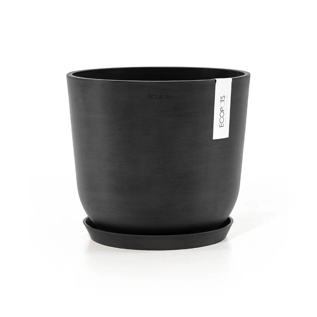 Ecopots Saucer Round Dark Grey - Image 2