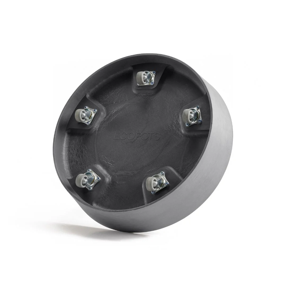 Ecopots Saucer Wheels Round Grey - Image 2