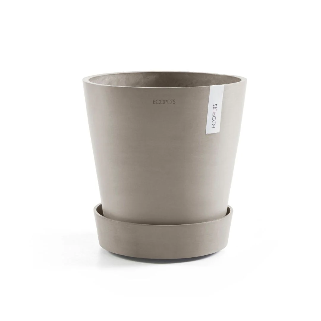 Ecopots Saucer Wheels Round Taupe - Image 5