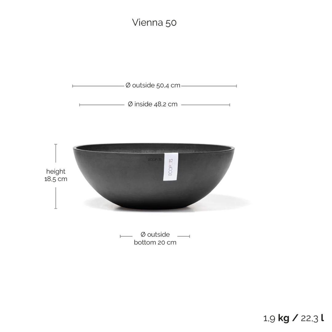 Ecopots Vienna Dark Grey - Image 3