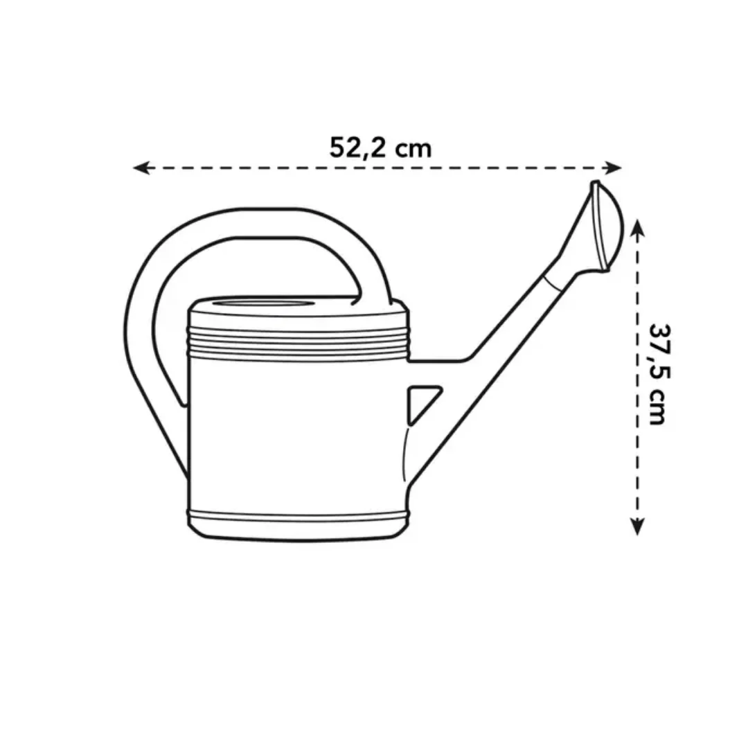 Elho Green Basics Watering Can 10L – Anthracite - Image 3