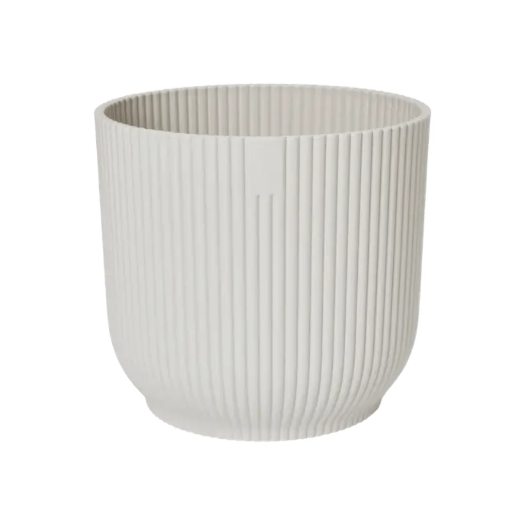 Elho Vibes Round Silky White - Image 7
