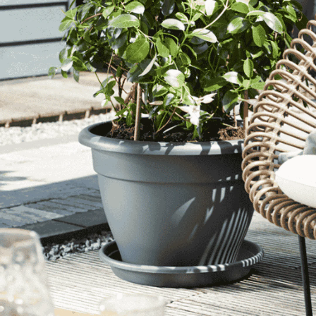 Elho Universal Saucer Round Anthracite - Image 3