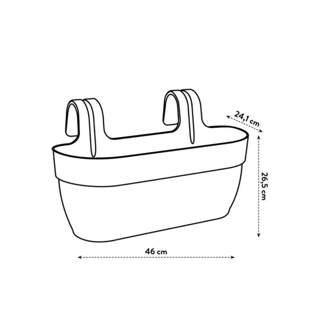 Elho Vibia Campana Easy Hanger Anthracite - Large - Image 4