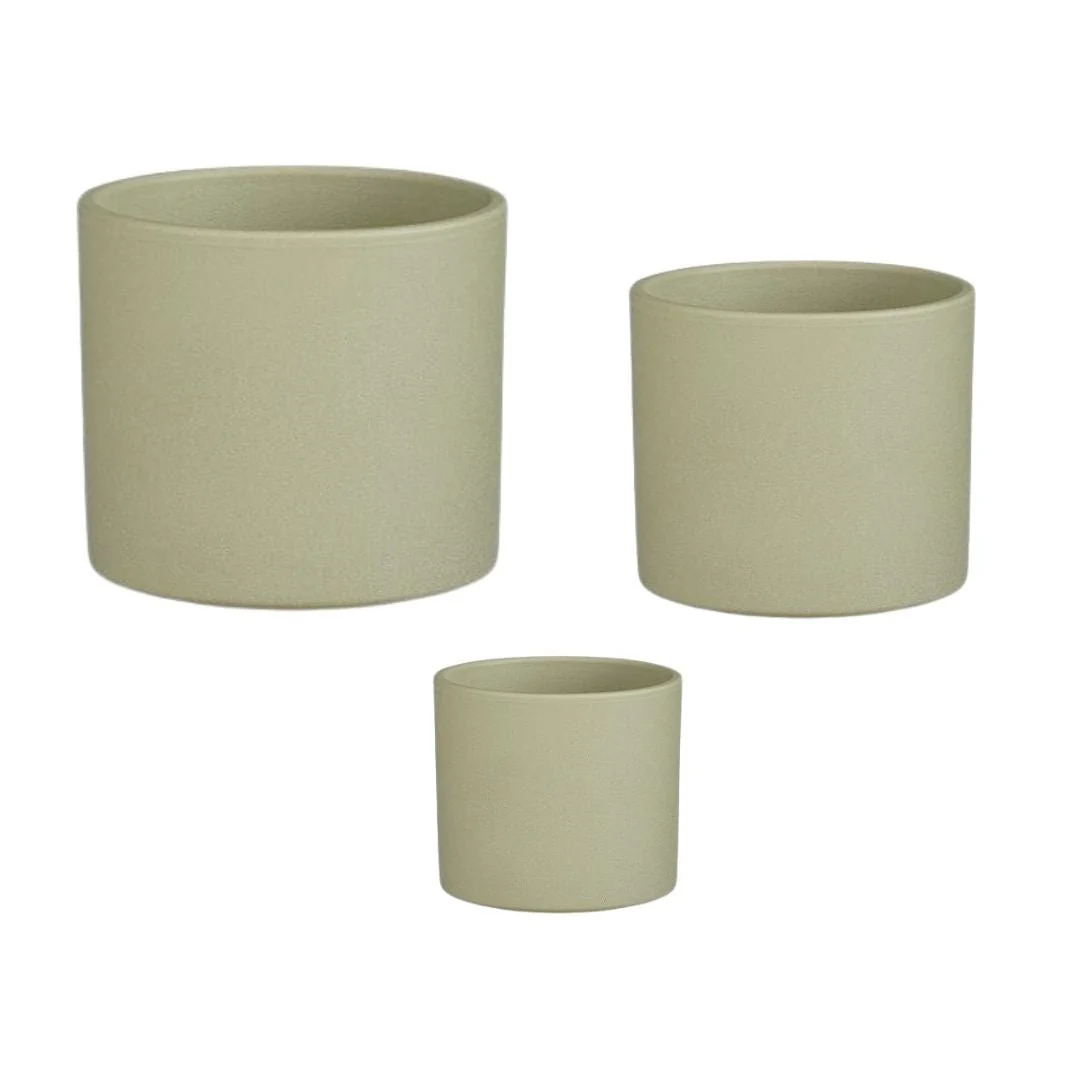 Era Indoor Pot Round Mint Green Sand - Image 3