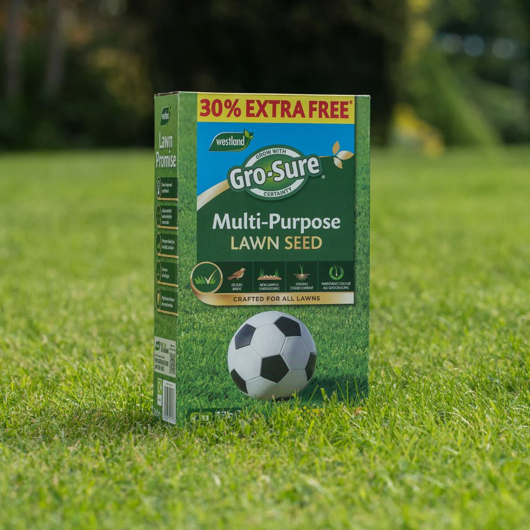 Gro-Sure Multi-Purpose Lawn Seed 30% Extra Free - 13m² Coverage