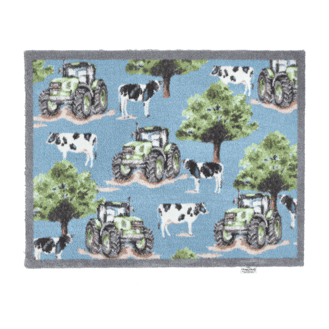 Hug Rug Doormat Farmyard Tractors & Cows - Image 2