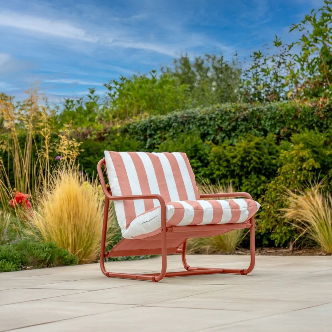 Kettler Cloud Relaxer Aluminium Chair - Burnt Orange - Image 2