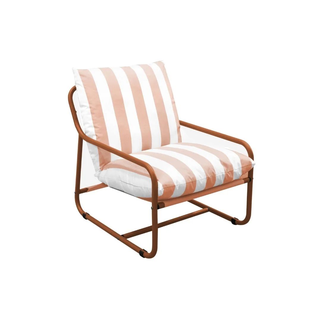 Kettler Cloud Relaxer Aluminium Chair - Burnt Orange - Image 4