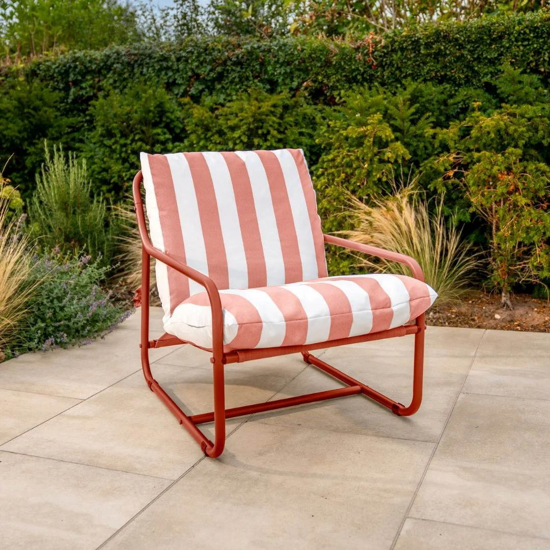 Kettler Cloud Relaxer Aluminium Chair - Burnt Orange - Image 6