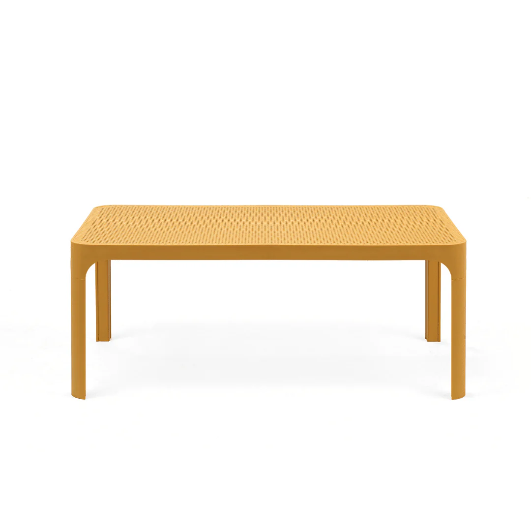 Net 4 Seat Garden Lounge Furniture Set Senape - Mustard - Image 5