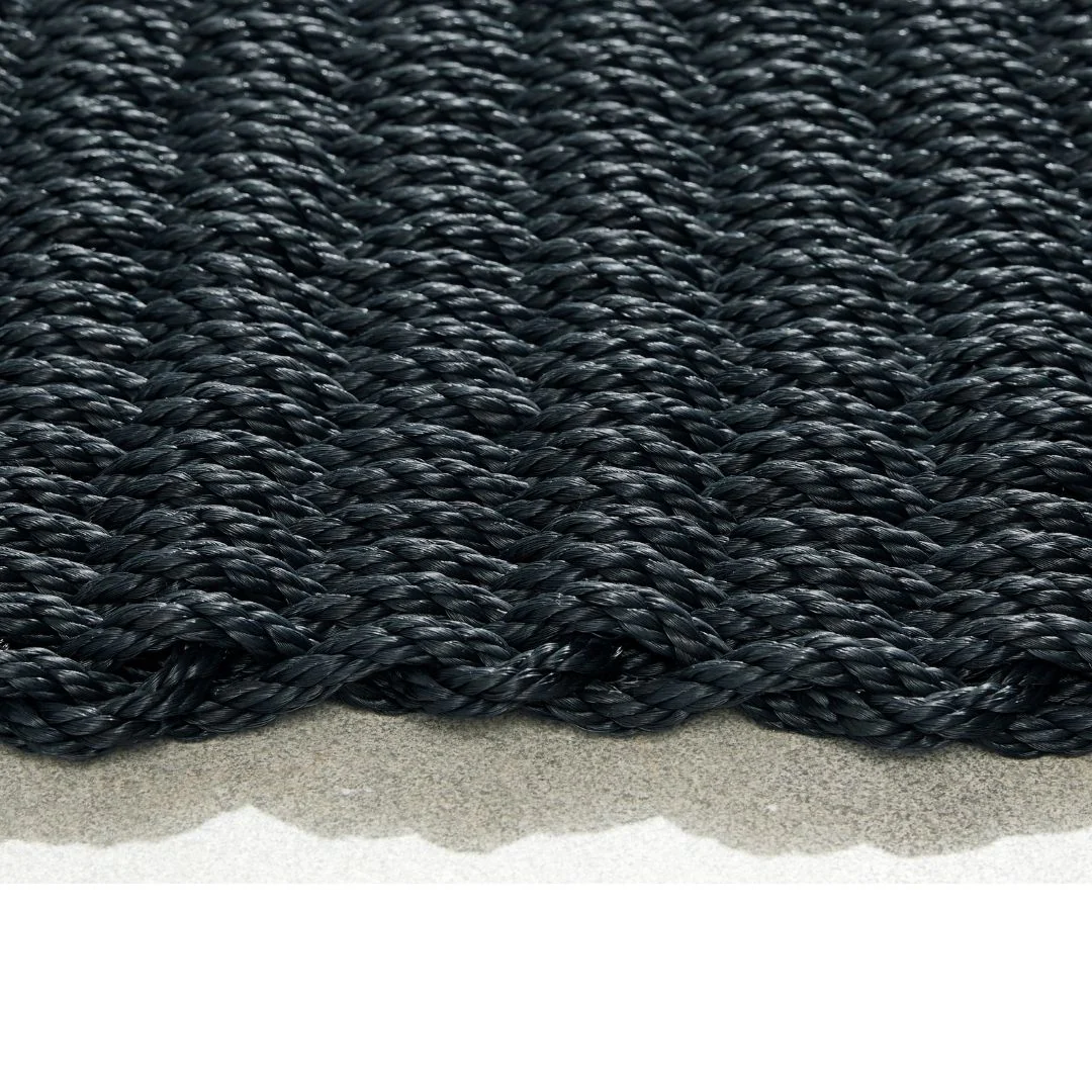 Outdoor Rope Doormat - Black - Image 3