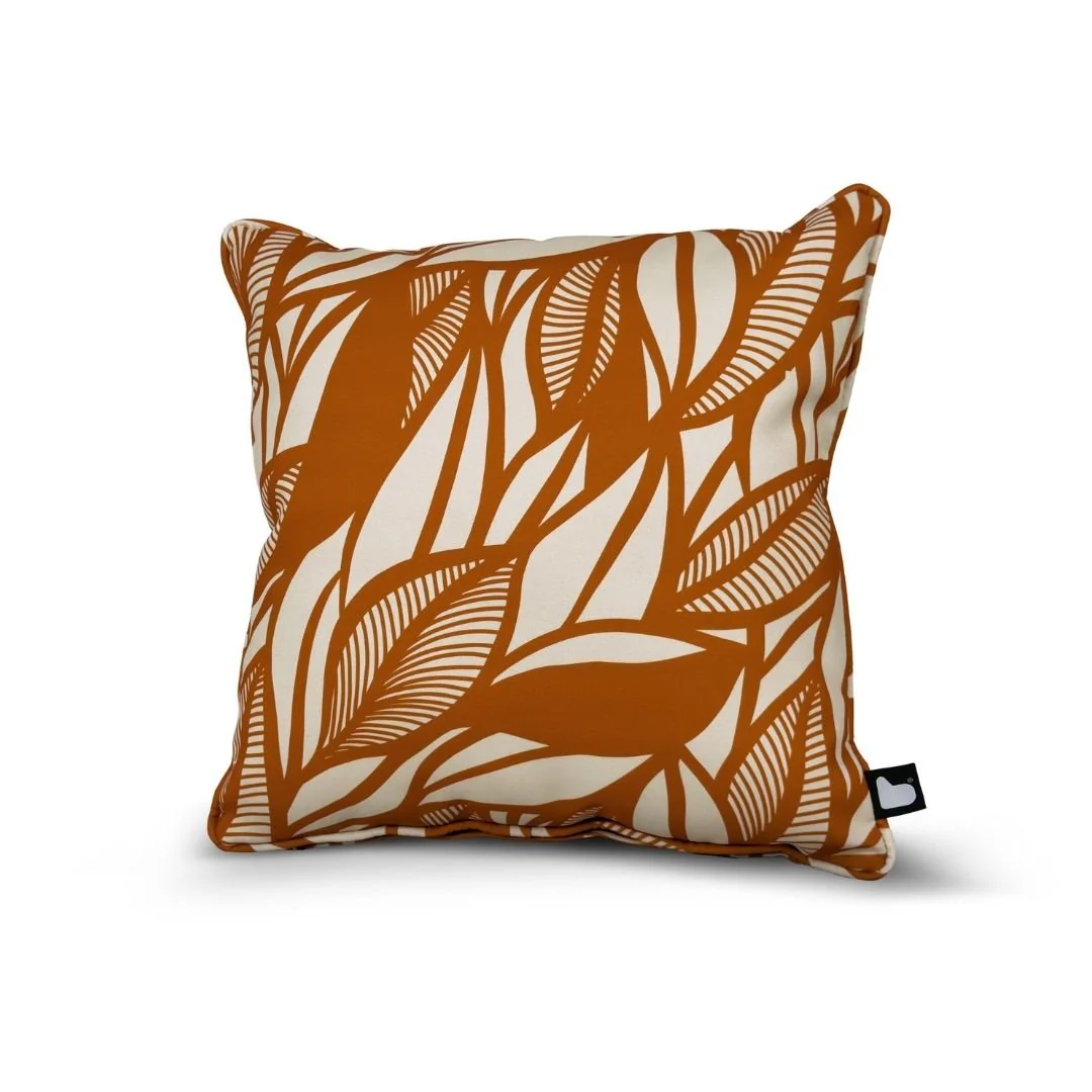 B Outdoor Cushion Poplar Leaf - Rust - Image 2