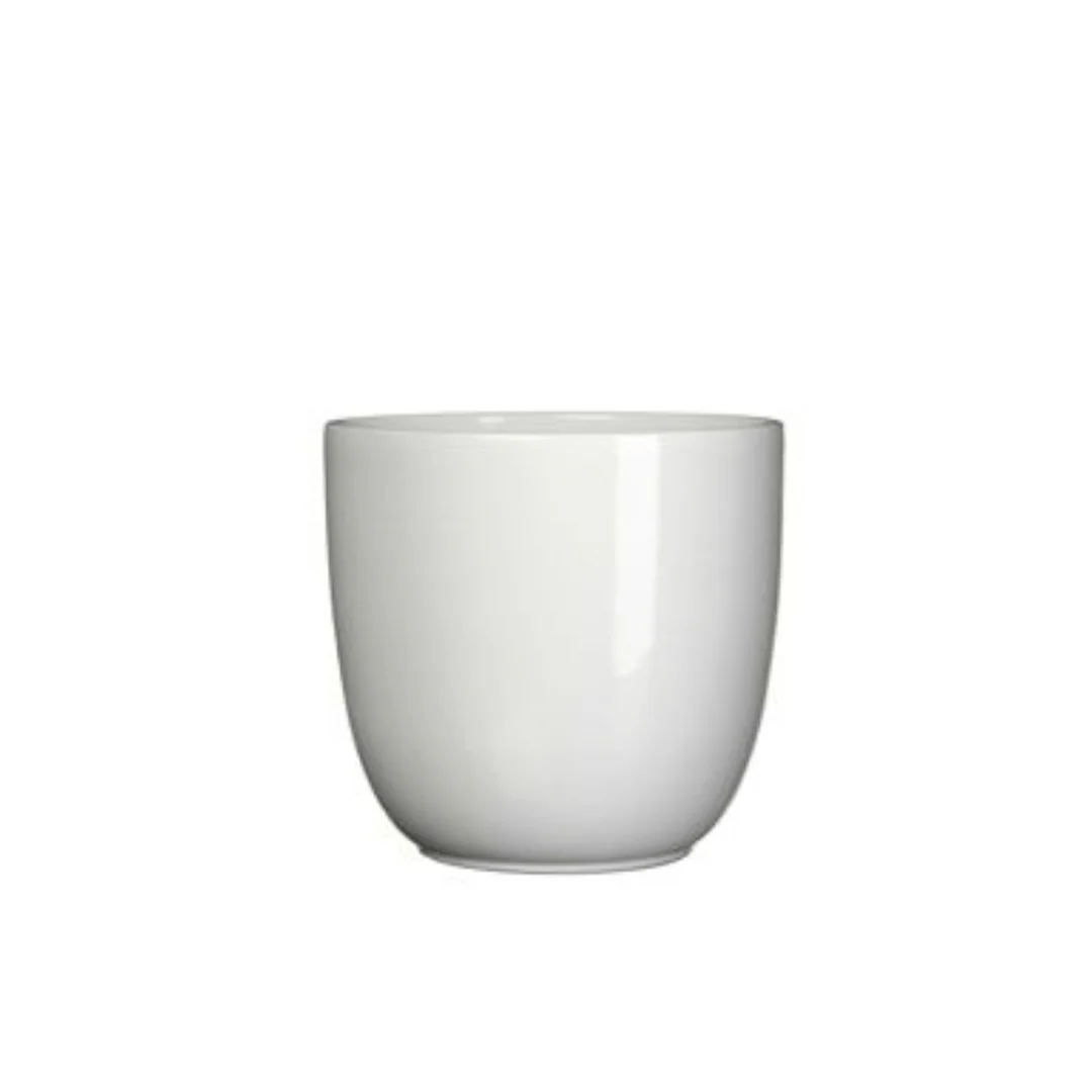 Tusca Indoor Pot Round White - Image 2