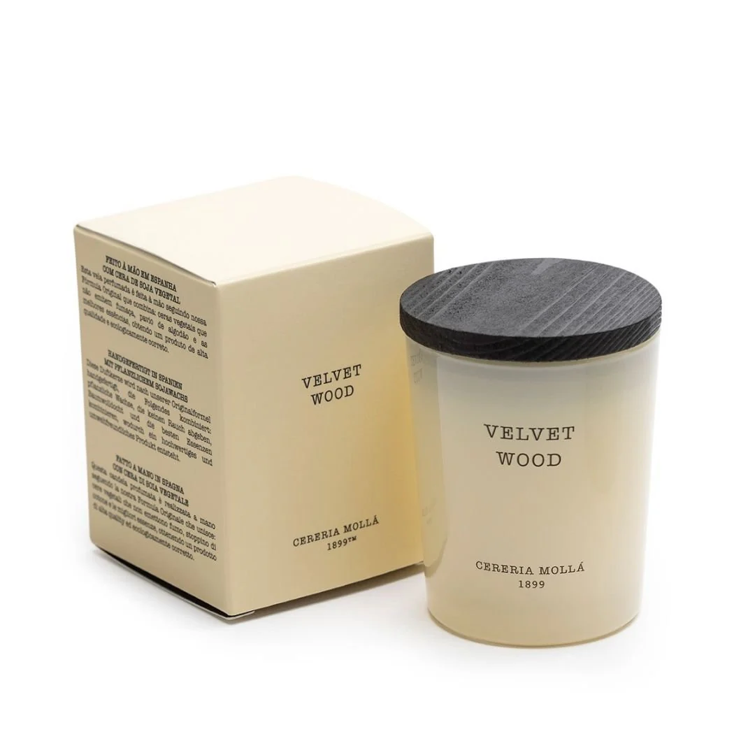 Velvet Wood Mini Candle - Image 2