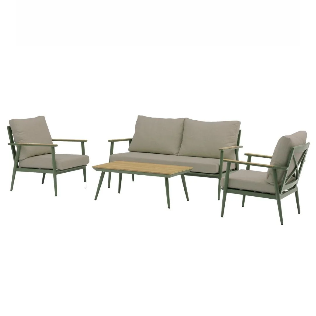 Wisley 2 Seat Sofa Set & Coffee Table - Sage - Image 6